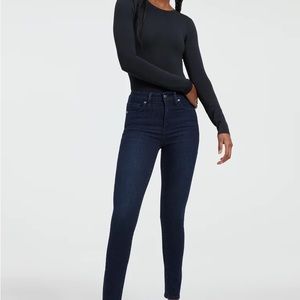 Good American Good Waist Cropped Skinny Jeans